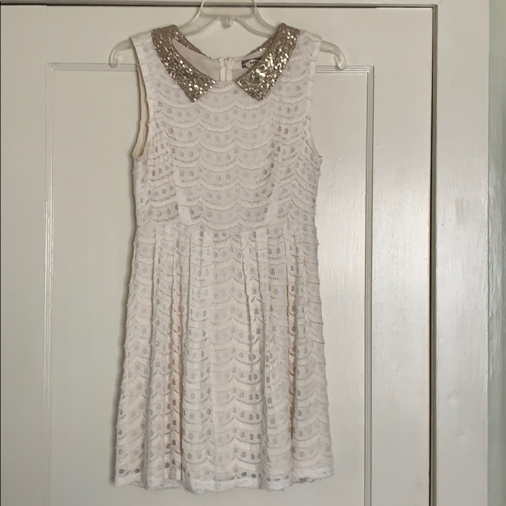Kira Cream Lace Dress